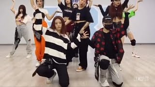 'A Little Bit' dance practise Group + Yuxin focus