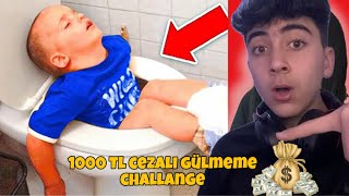 1000 TL CEZALI GÜLMEME CHALLENGE