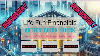 **INDITEX-Aktie  👔👚👙**Aktien-Quick-Check**Deine 4 Minuten Aktien-Wissen**4k #Life #Fun #Financials