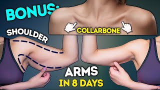 LOSE FLABBY ARMS & BULKY SHOULDERS + TONE COLLARBONE