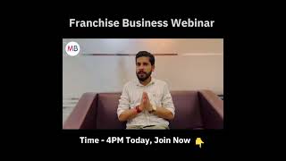 This a last Reminder for Franchise Business Webinar #shorts #webinar #reminder #registrationnow