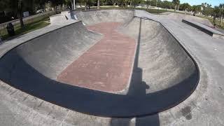 First person view roller skating Zephyrhills Florida skate park!