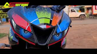 Yamaha r15 v3 decals stickers rossi 46 model..