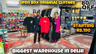 Biggest Clothes warehouse in Delhi| 100% original| Starting ₹190| 80% off| Dl84vlogs