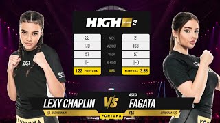 HIGH League 4 FREE FIGHT: Lexy Chaplin vs. Agata "Fagata" Fąk