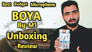 Boya BY-M1 Lavalier Microphone Unboxing & Sound Test [Hindi] | Best Budget Microphone | Dj TAIMOOR