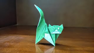 How To Make An Origami Cat - Origami Cat Tutorial - Easy Origami