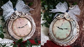 Vintage medallion 🌼🕰️🌼 Tutorial 🍀 Decoupage