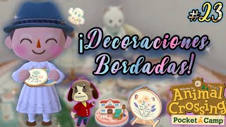 ¡Una Decoración hecha a mano! #23 🪡🩷🛋️ Animal Crossing Pocket Camp