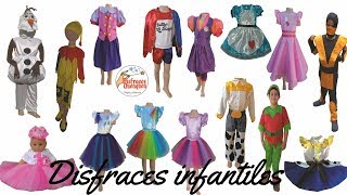 15 Disfraces para niños. Ideas de disfraces para niños. Harley Quinn, Olaf, Jessie, Scorpio y otros.