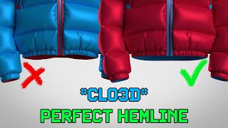 CLO 3D | Perfect Puffer Hemline