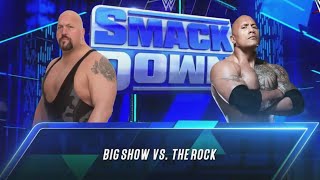 🌟WWE Legends Match: BIG SHOW vs THE ROCK🌟