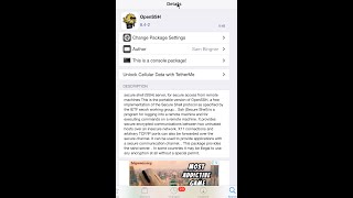 Installing and configuring Openssh on iOS