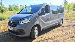 Обзор Renault Trafic 2019г., 1.6л турбодизель 89кВт, 6 ст.механика за 28.000 евро.