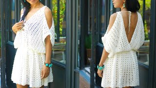 Easy crochet lace summer dress for womens| step by step