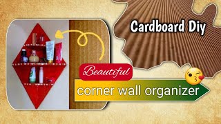 Diy Handmade Cardboard Organizer for stationery | cardboard craft atm | easy craft with cardboard