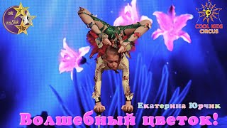 Юная цирковая гимнастка - Екатерина Юрчик, эквилибр на руках - " Волшебный цветок!".