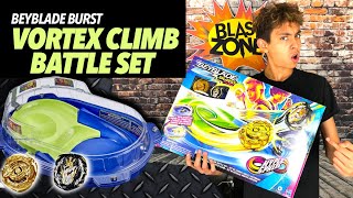 Beyblade Vortex Climb Battle Set!  Blast Zone Beyblade Burst Episode Coming Soon!