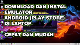 Cara Instal Emulator Android / BlueStacks di Laptop