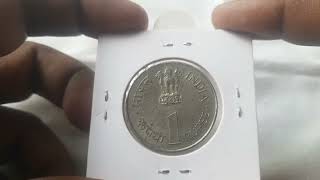 1964 JAWAHARLAL NEHRU JI (ONE RUPEE COIN)  COMMEMORATIVE COIN  OLD COIN INDIA 🇮🇳   #oldcoinindia