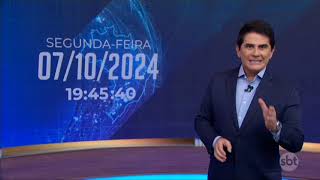 HD | Encerramento do Tá na Hora e início do SBT Brasil (07/10/2024)