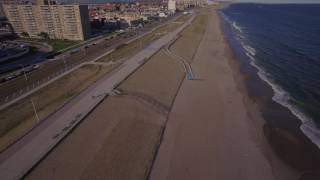 Rockaway Boardwalk and Beach Aerial View