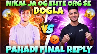 PAHADI FINAL REPLY 😡 TO ICONIC | OG ELITE ❤ LEFT AFTER THIS CONTROVERSY PAHADI 🥺