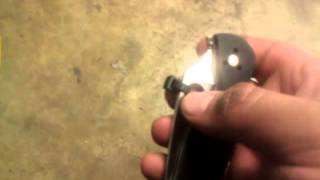 How to open a spyderco knife "Spyderwave" part 7