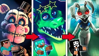 НУБ ПРОТИВ ПРО - ФРЕДДИ ФНАФ VS МОНТИ VS ВАНЕССА FNAF EVOLUTION КОТ FIVE NIGHT AT FREDDY MINECRAFT