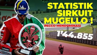 STATISTIK SIRKUIT MUGELLO MOTOGP ITALY ! PECCO DOMINASI ! APAKAH MARC BISA JUARA KE 93 DUCATI ?!