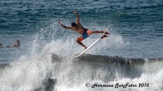 Surfing at Playa Hermosa, Costa Rica October 14 2015