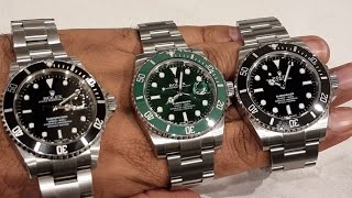 Rolex Submariner 3 Generations compared - How do they wear?!