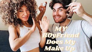 Boyfriend Does My MAKE UP | Gone HORRIBLY wrong