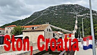 WALKING TOUR IN STON CROATIA 🇭🇷 #travel #croatia