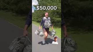 💰💰😱 #funny #backpack