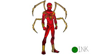 IRON SPIDER drawing | Z INK ART