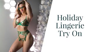 Honey Birdette Christmas Lingerie Try On