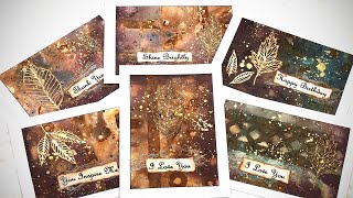 Rust Grunge Art Cards Tutorial - Treasure Hunting Tuesday