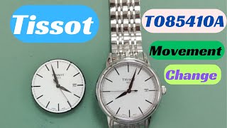 How to change movement in Tissot watch T085410A