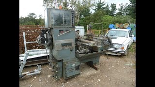 Scrap Yard Salvage - Ward Lathe Peg Board Machine and other junk