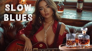 Slow Blues Ballads 🥃 Classic Blues Rock Night Music 🥃 Dive into Delicate Blues Sadness