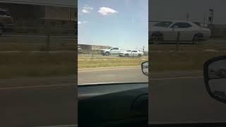 hwy 80 road gets crowded due to wreck odessa/Midland tx July 2024