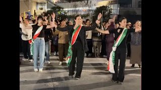 朱莉亚央青和妈妈第一次来到锦外中心Giulia Yangcen and her mother came to Jinwai Center for the first time