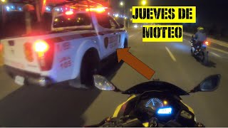 JUEVES DE MOTEO-PIQUES EN LA COSTA VERDE🔥🏍 💥 | MALA INTERVENCION POLICIAL | KAWASAKI NINJA 300 x2 |