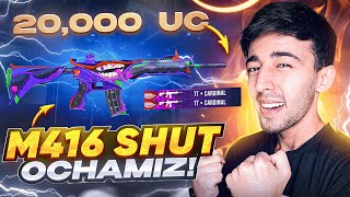 M416 SHUT QAYTDI 😱 20,000 UC SHUT OCHAMIZ - PUBG MOBILE!!!