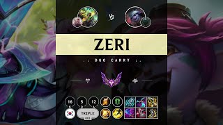 Zeri ADC vs Tristana - KR Master Patch 14.10