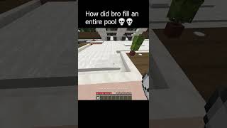 How did bro do it #minecraft #memes #minecraftmemes #gaming #fyp #minecraft #minecraftshorts #funny