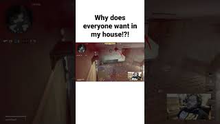 why does everyone want in my house!?! #shorts #callofduty #prophunt