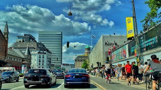 Copenhagen summer || 4K Driving In Copenhagen || Driving in Denmark 🇩🇰