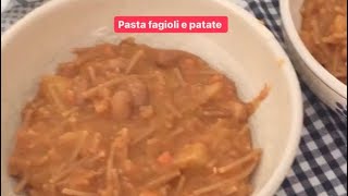 #pasta #patate e #fagioli